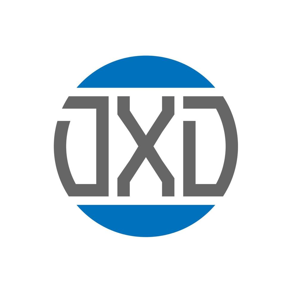 dxd brief logo ontwerp Aan wit achtergrond. dxd creatief initialen cirkel logo concept. dxd brief ontwerp. vector