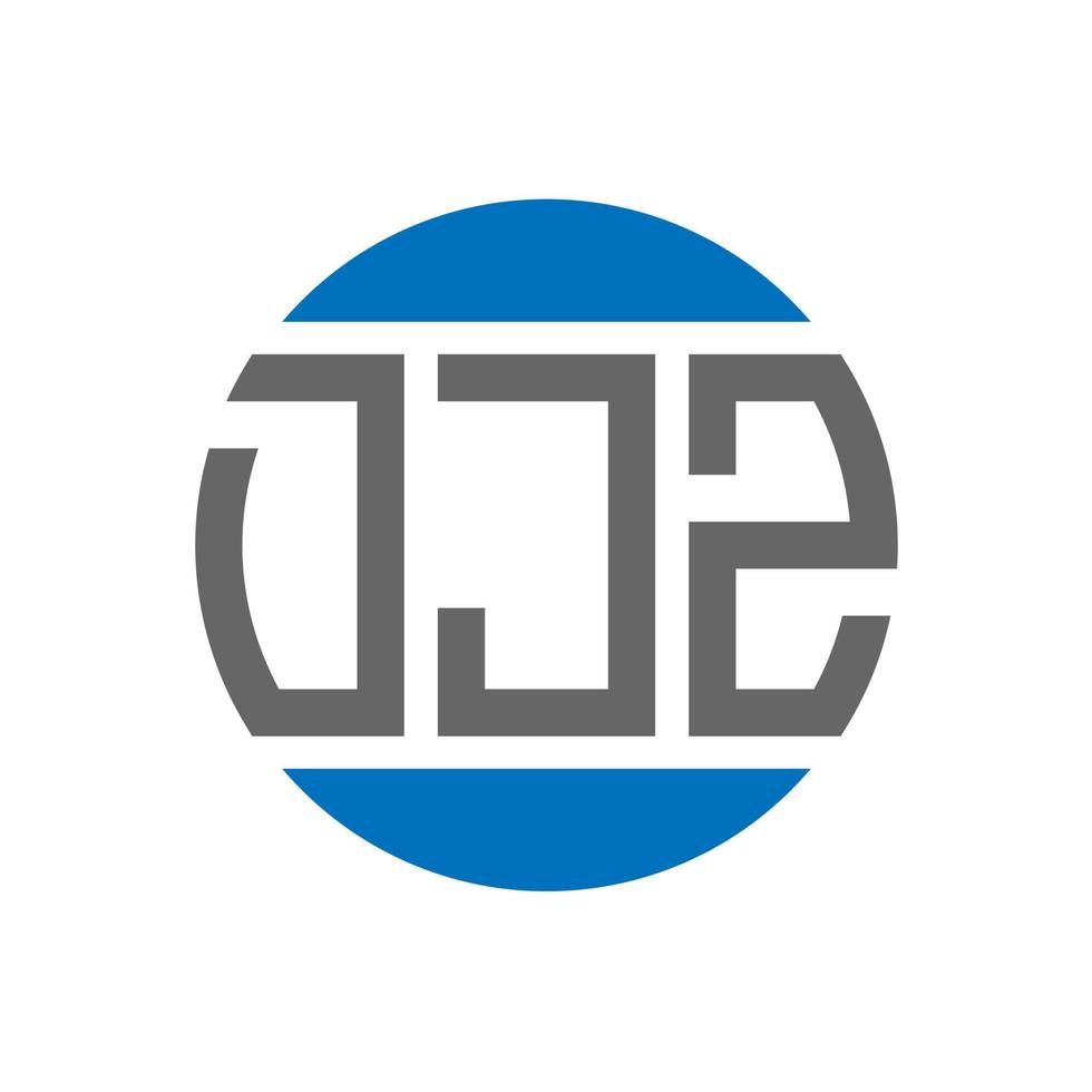 djz brief logo ontwerp Aan wit achtergrond. djz creatief initialen cirkel logo concept. djz brief ontwerp. vector
