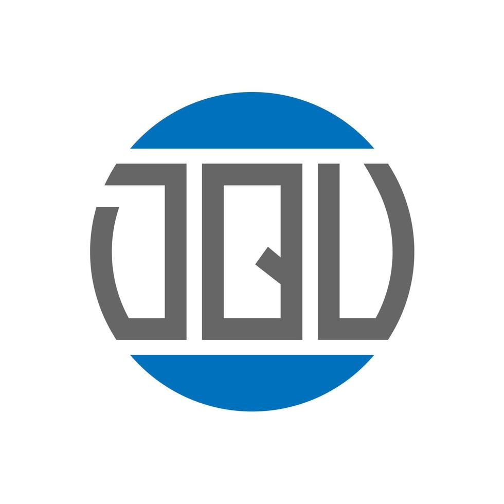 dqu brief logo ontwerp Aan wit achtergrond. dqu creatief initialen cirkel logo concept. dqu brief ontwerp. vector