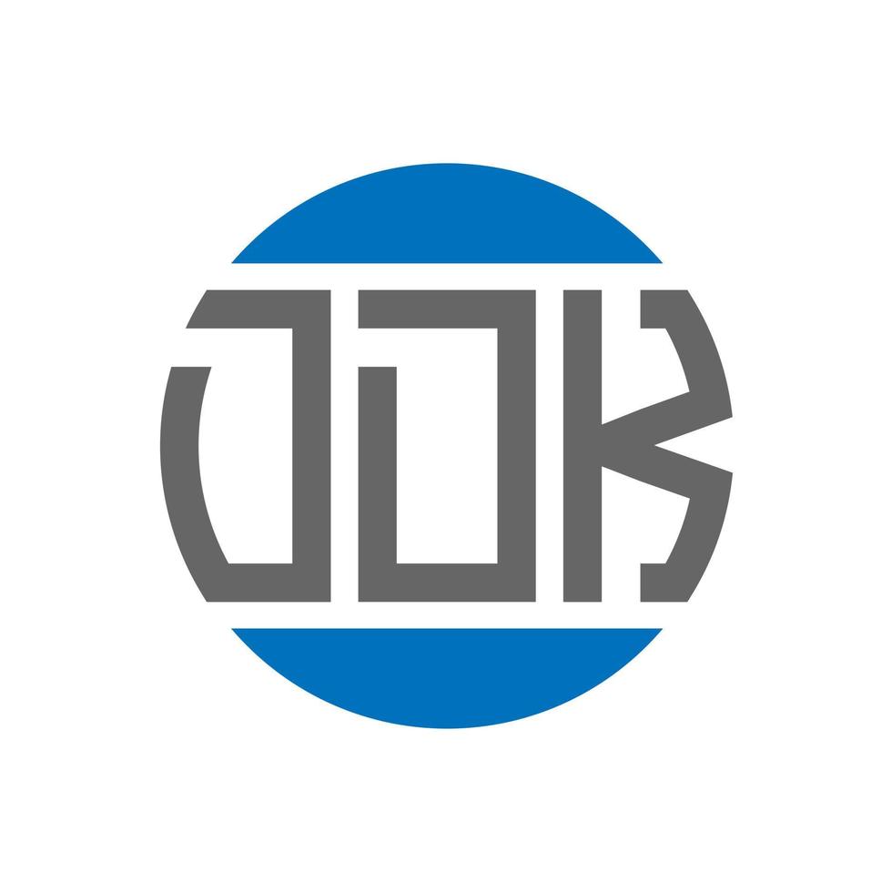 ddk brief logo ontwerp Aan wit achtergrond. ddk creatief initialen cirkel logo concept. ddk brief ontwerp. vector