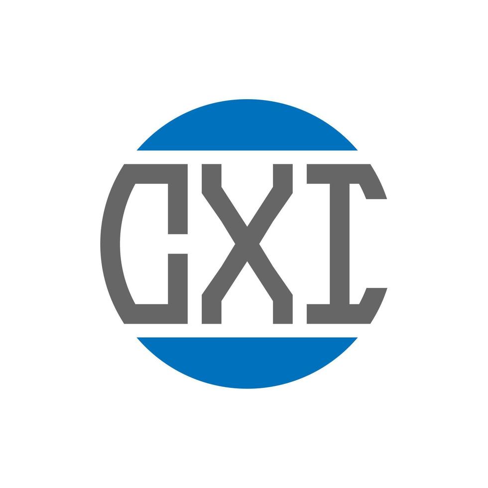 cxi brief logo ontwerp Aan wit achtergrond. cxi creatief initialen cirkel logo concept. cxi brief ontwerp. vector