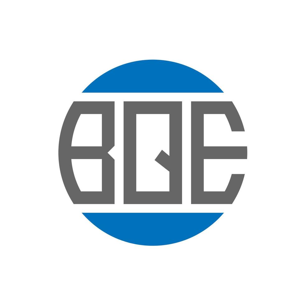 bqe brief logo ontwerp Aan wit achtergrond. bqe creatief initialen cirkel logo concept. bqe brief ontwerp. vector