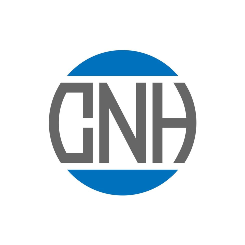 cnh brief logo ontwerp Aan wit achtergrond. cnh creatief initialen cirkel logo concept. cnh brief ontwerp. vector