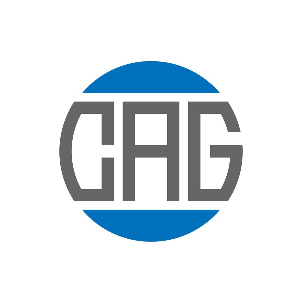 cag brief logo ontwerp Aan wit achtergrond. cag creatief initialen cirkel logo concept. cag brief ontwerp. vector