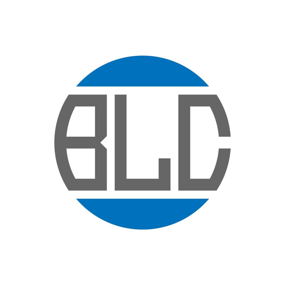 blc brief logo ontwerp Aan wit achtergrond. blc creatief initialen cirkel logo concept. blc brief ontwerp. vector