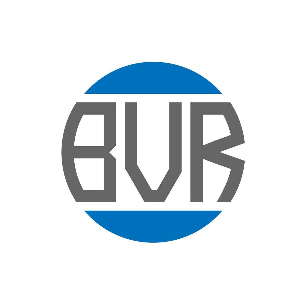 bvr brief logo ontwerp Aan wit achtergrond. bvr creatief initialen cirkel logo concept. bvr brief ontwerp. vector