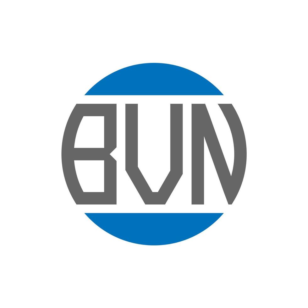 bvn brief logo ontwerp Aan wit achtergrond. bvn creatief initialen cirkel logo concept. bvn brief ontwerp. vector