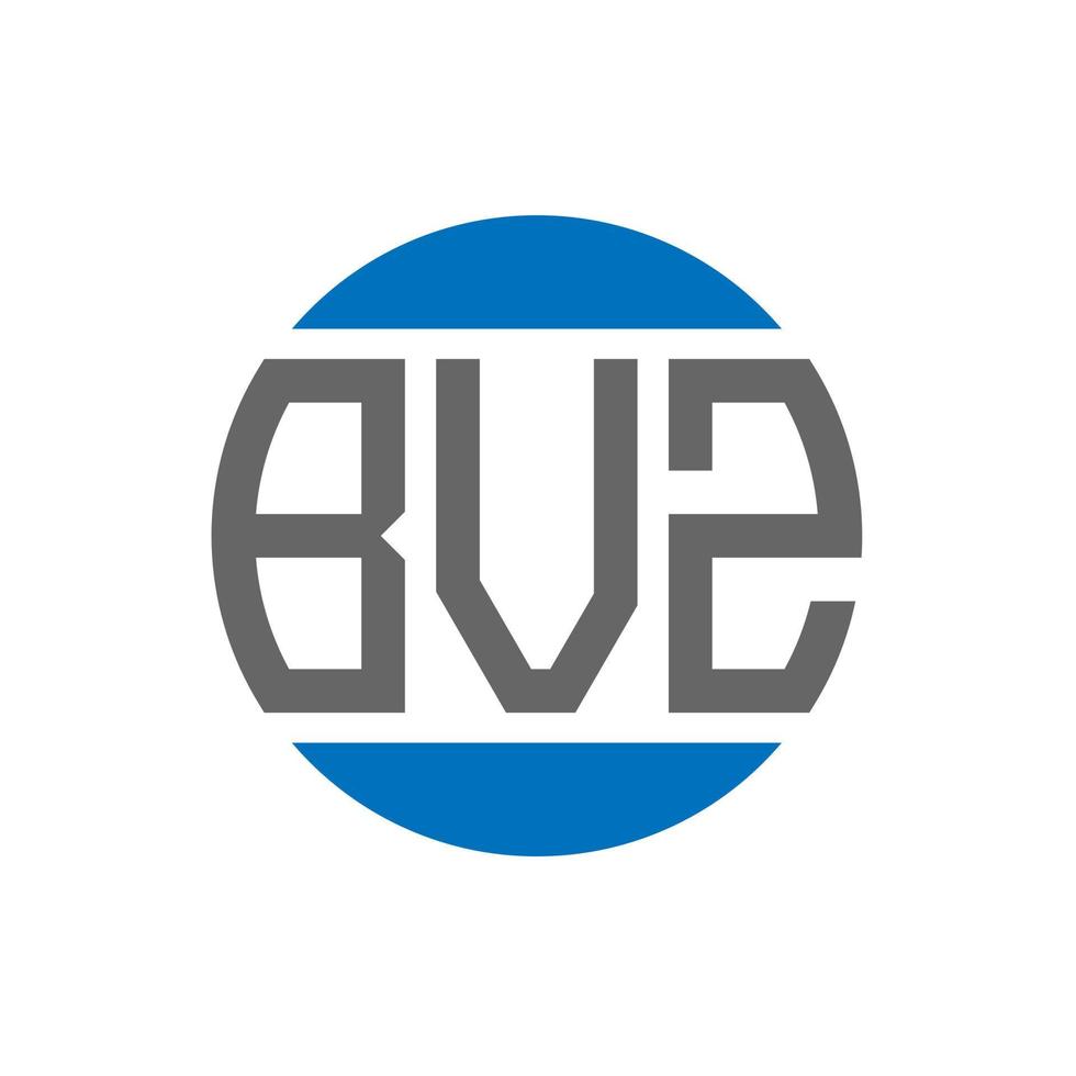 bvz brief logo ontwerp Aan wit achtergrond. bvz creatief initialen cirkel logo concept. bvz brief ontwerp. vector