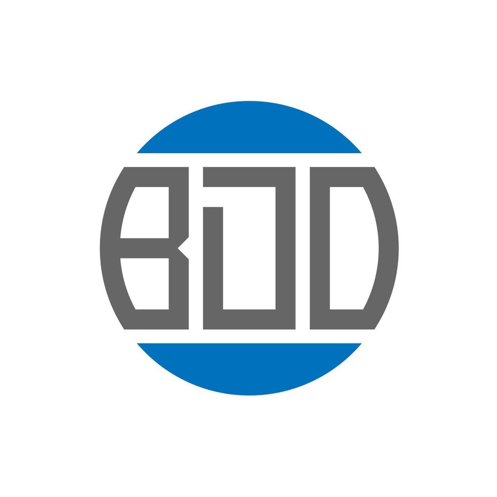 bdo brief logo ontwerp Aan wit achtergrond. bdo creatief initialen cirkel logo concept. bdo brief ontwerp. vector