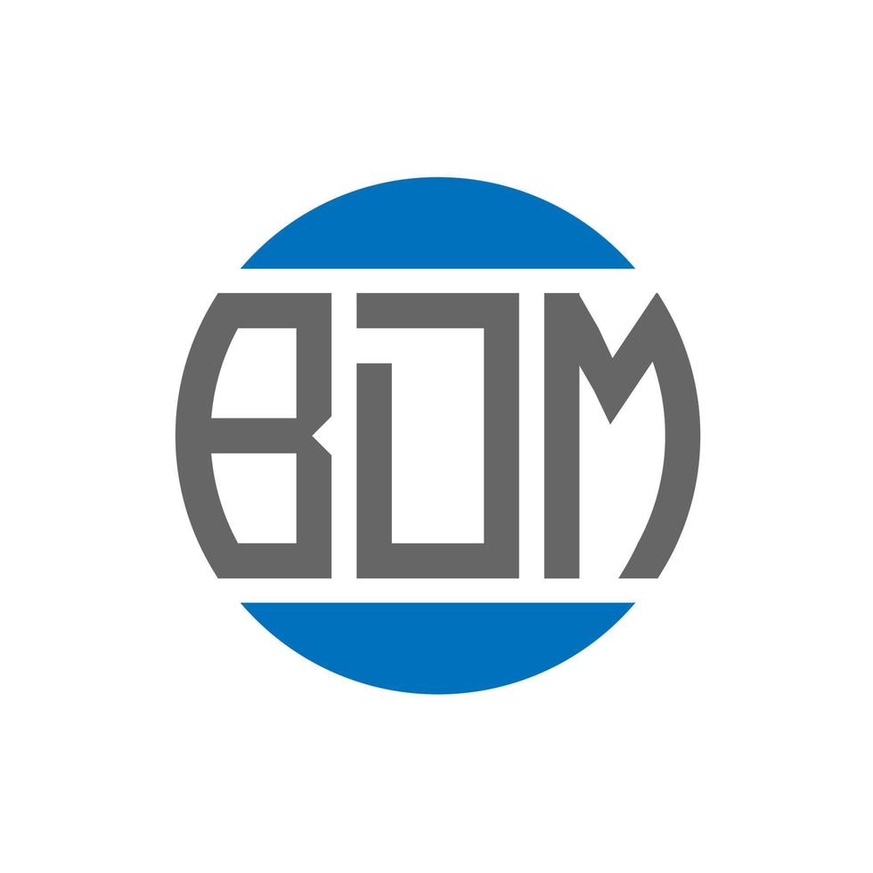 bdm brief logo ontwerp Aan wit achtergrond. bdm creatief initialen cirkel logo concept. bdm brief ontwerp. vector