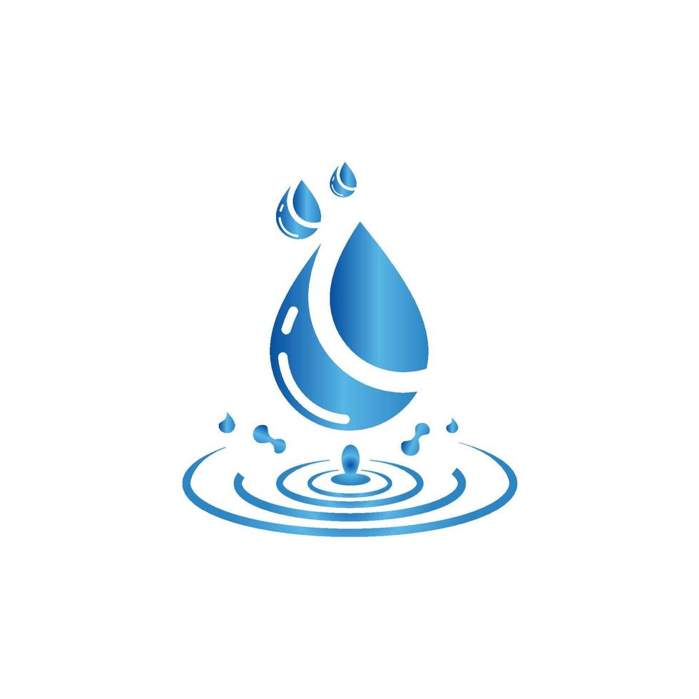 water laten vallen icoon voor app of website vector