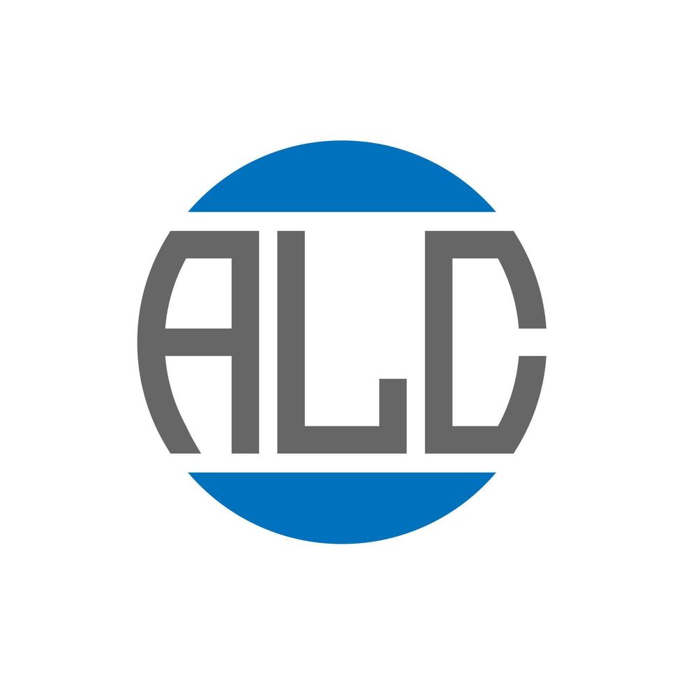 alc brief logo ontwerp Aan wit achtergrond. alc creatief initialen cirkel logo concept. alc brief ontwerp. vector