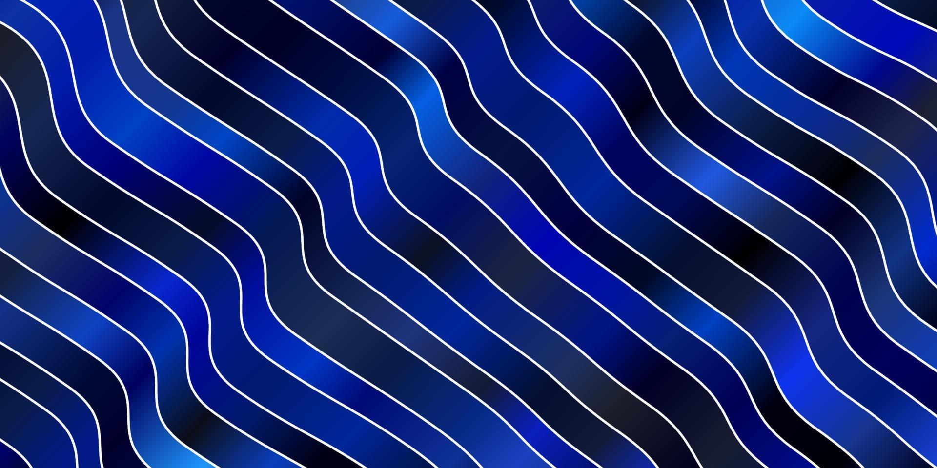 lichtblauw vector sjabloon met gebogen lijnen.
