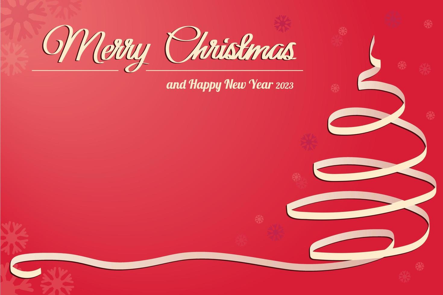 Kerstmis rood achtergrond met gestileerde Kerstmis boom en belettering. doorzichtig cirkels in de achtergrond. sjabloon voor kaarten, uitnodigingen, typografie. vector. eps10. web vector