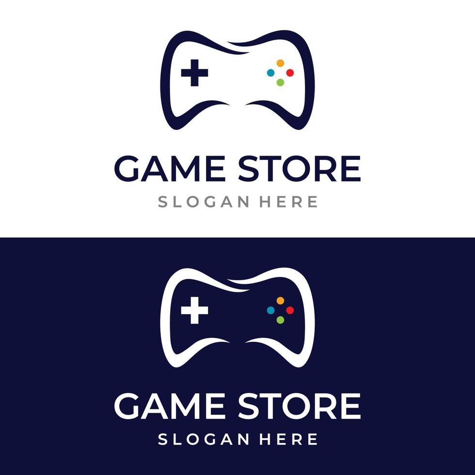 spel stok of gamepad creatief ontwerp sjabloon logo,joystick.logo voor spel winkel .spel bedrijf. video spel. spel online. vector