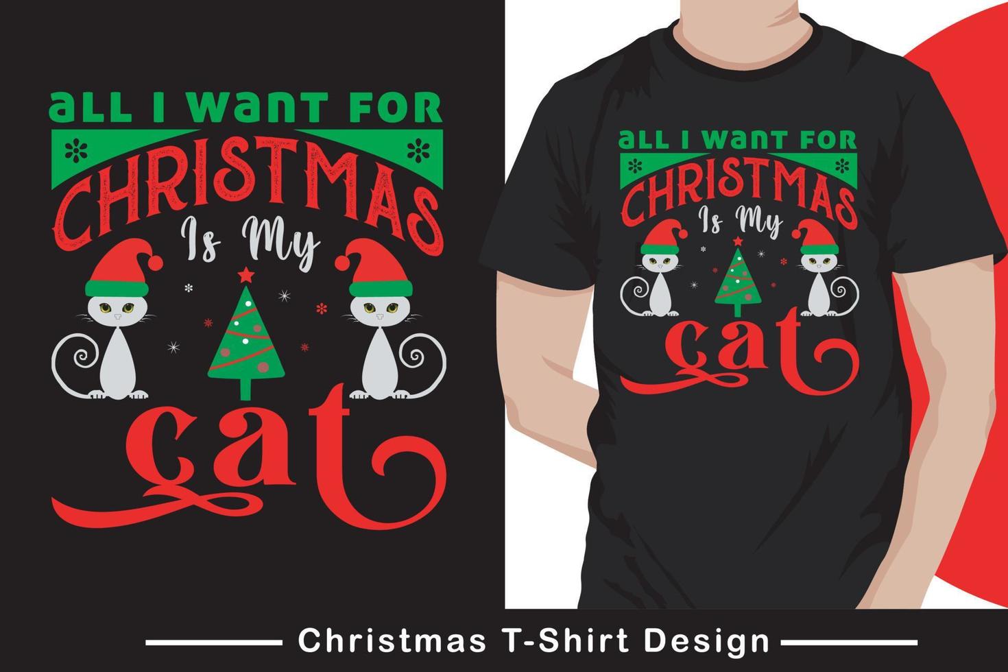 kerst t-shirt ontwerp gratis vector
