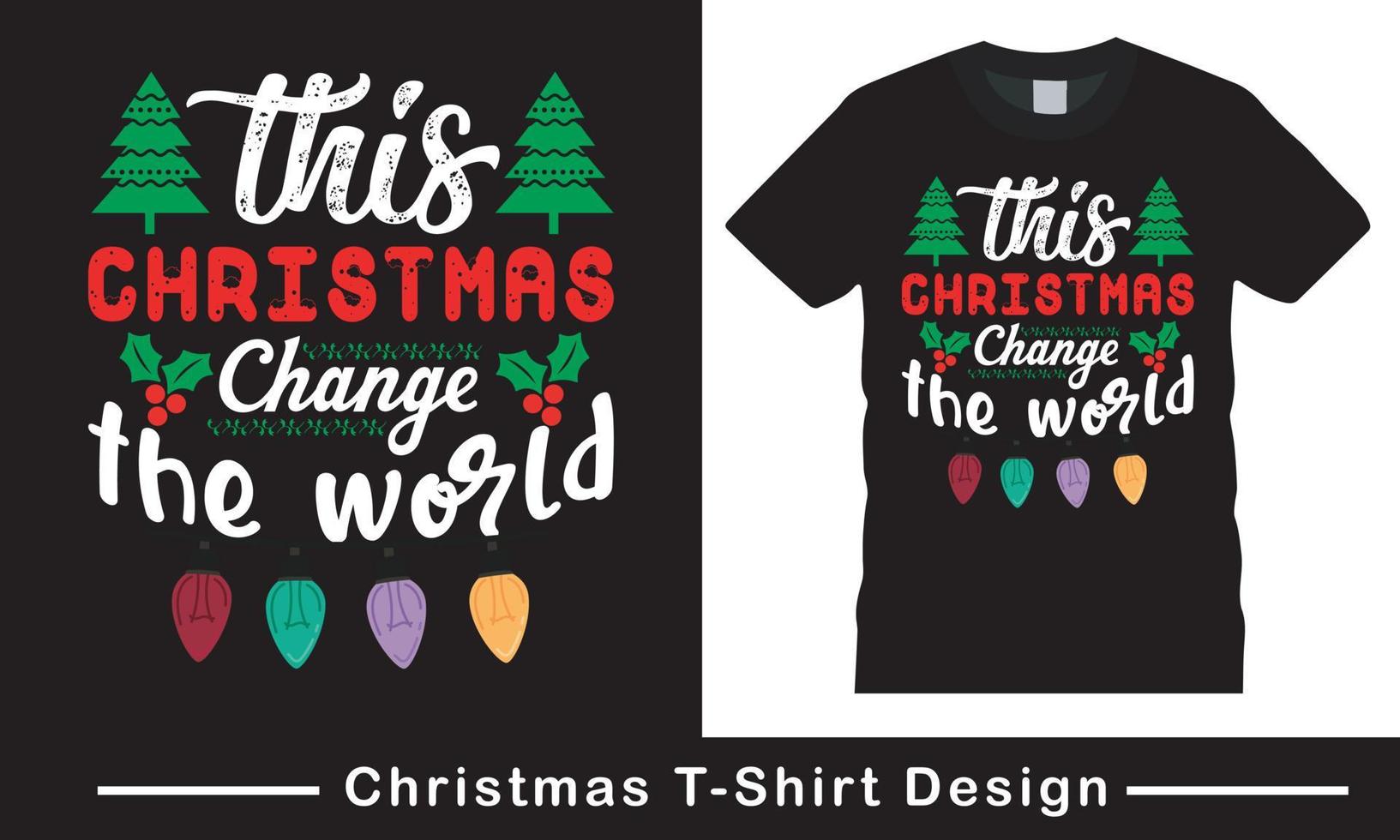 Kerstmis grafisch t-shirt ontwerp vector. de kerstman, vrolijk, Kerstmis typografie pro vector