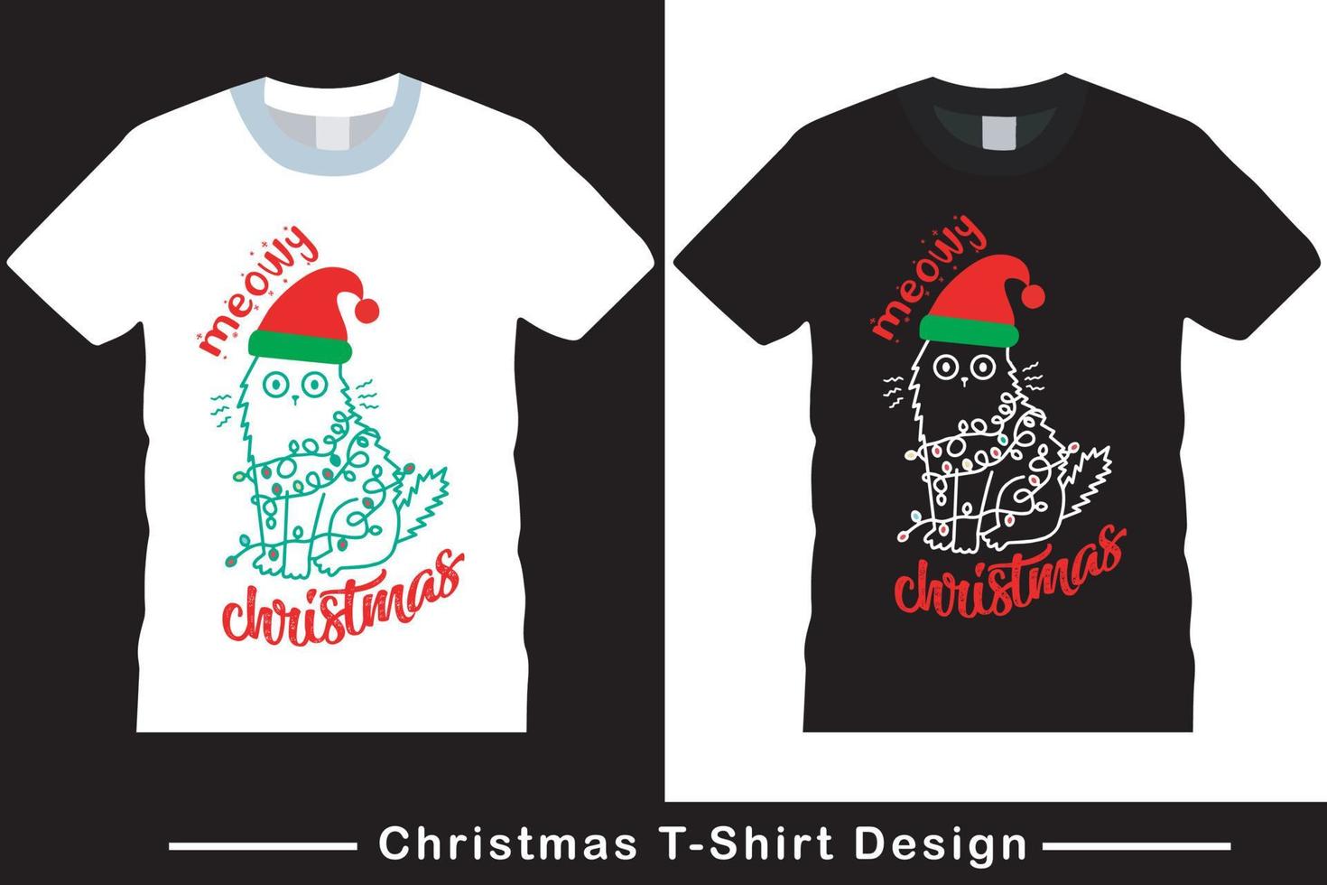 Kerstmis grafisch t-shirt ontwerp vector. de kerstman, vrolijk, Kerstmis typografie pro vector