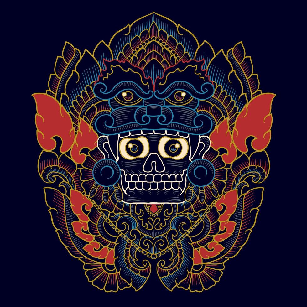 schets aztec ornament vector