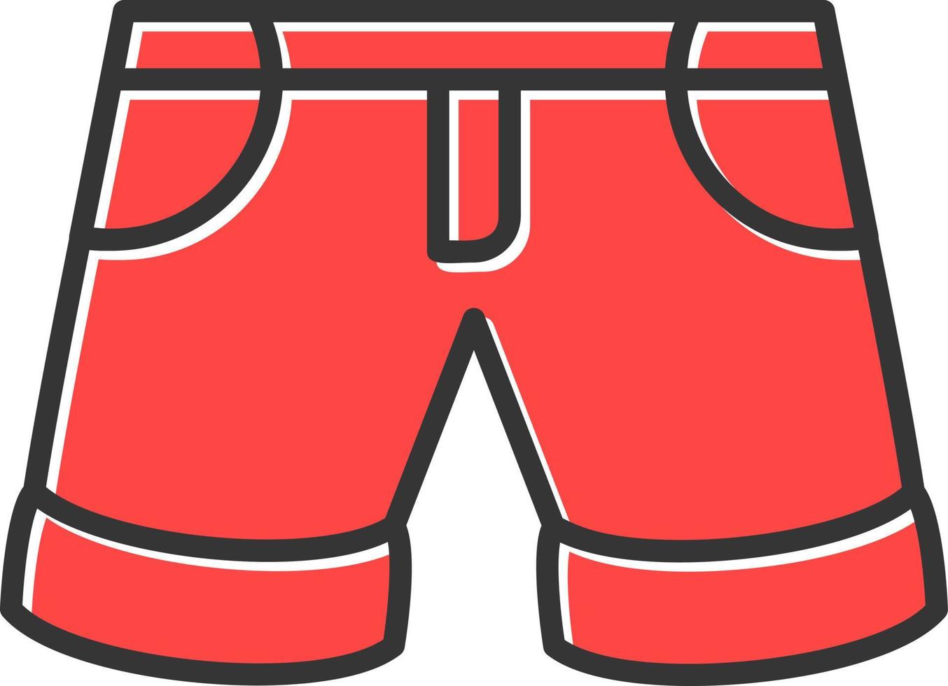 shorts creatief icoon ontwerp vector