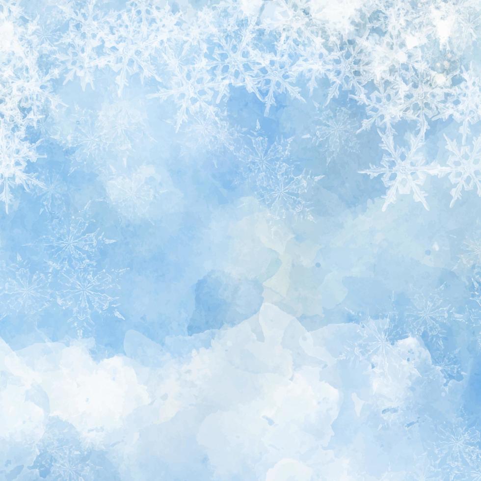 Kerstmis achtergrond met sneeuw en ijs structuur vector