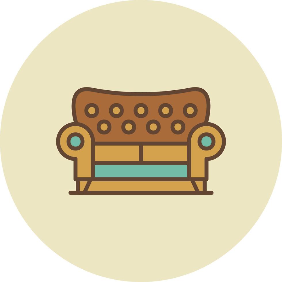 sofa creatief icoon ontwerp vector