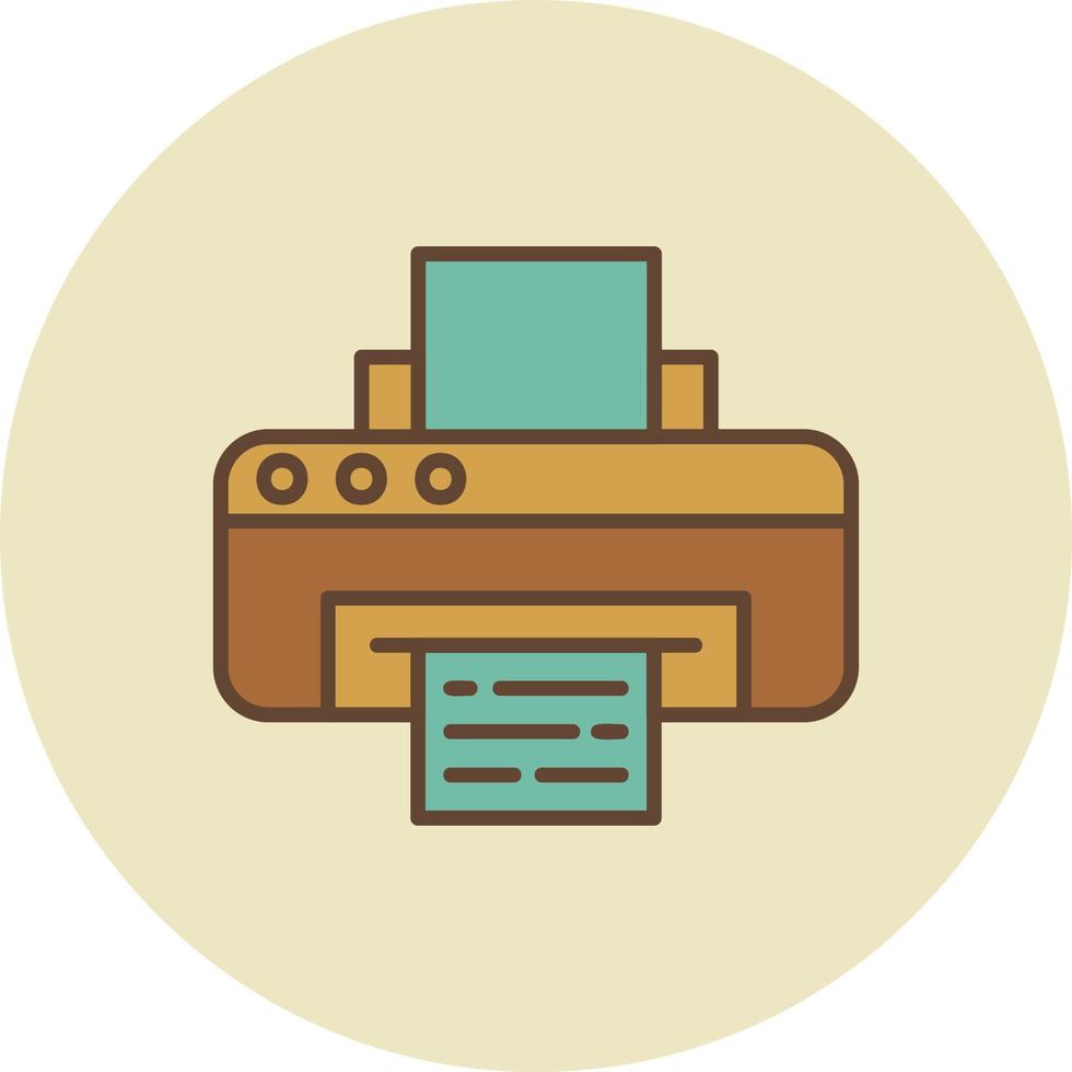 printer creatief icoon ontwerp vector