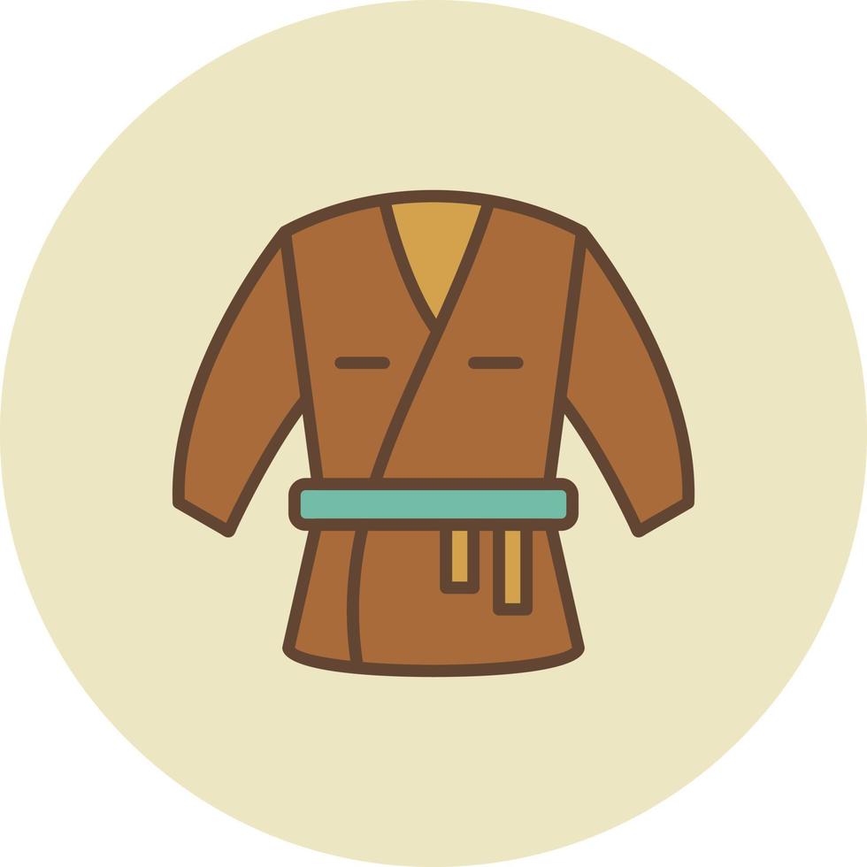 kimono creatief icoon ontwerp vector