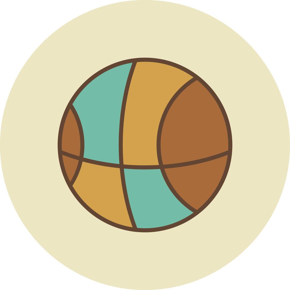 basketbal creatief icoon ontwerp vector