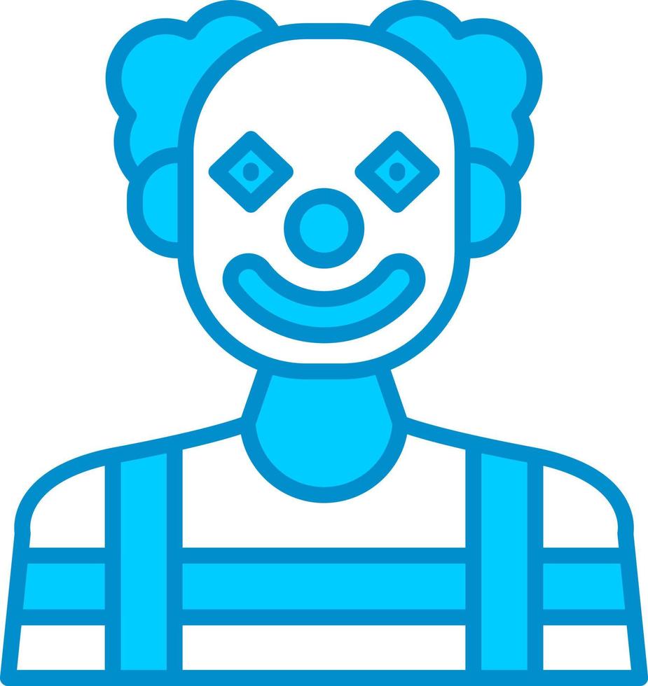 clown creatief icoon ontwerp vector