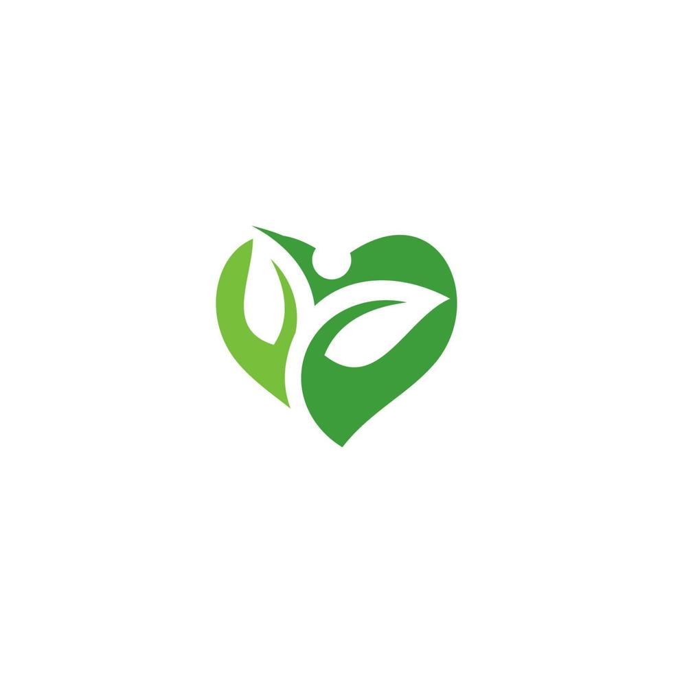 groen bladeren logo. fabriek natuur eco tuin gestileerde icoon vector botanisch.