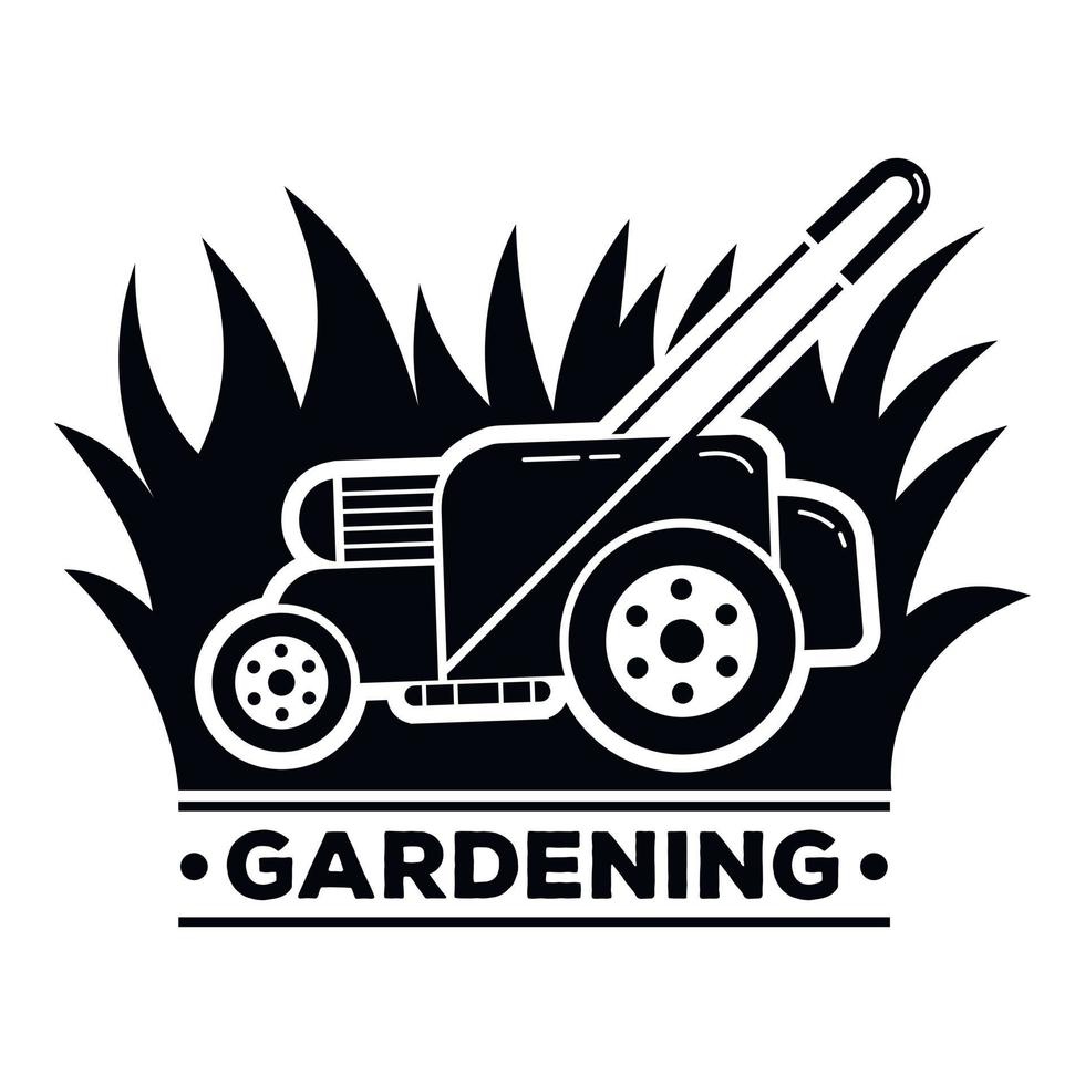tuinieren logo, gemakkelijk stijl vector
