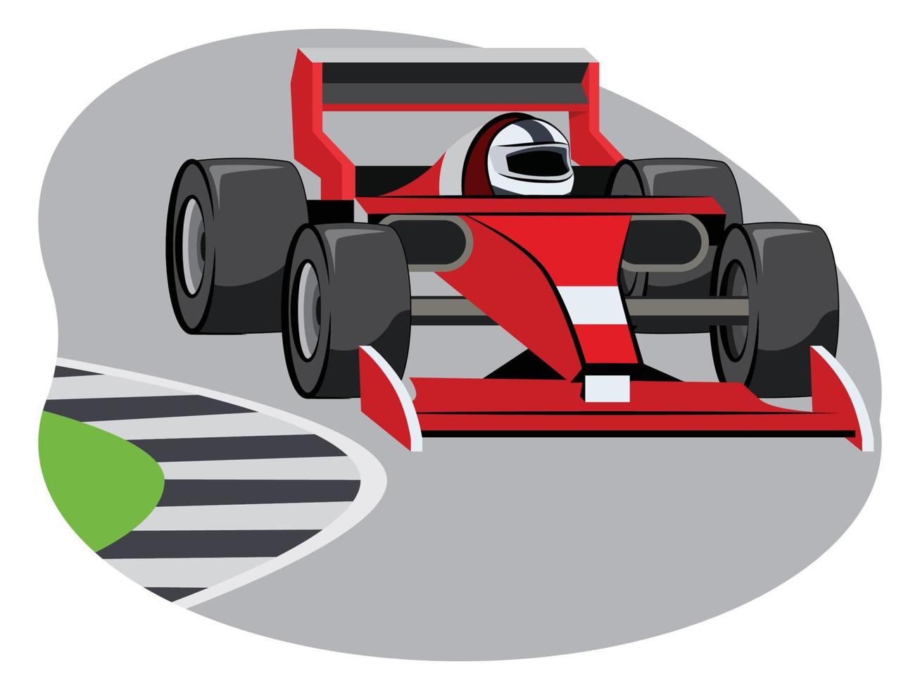 Olympische Spelen ras autosport mooi illustratie vector