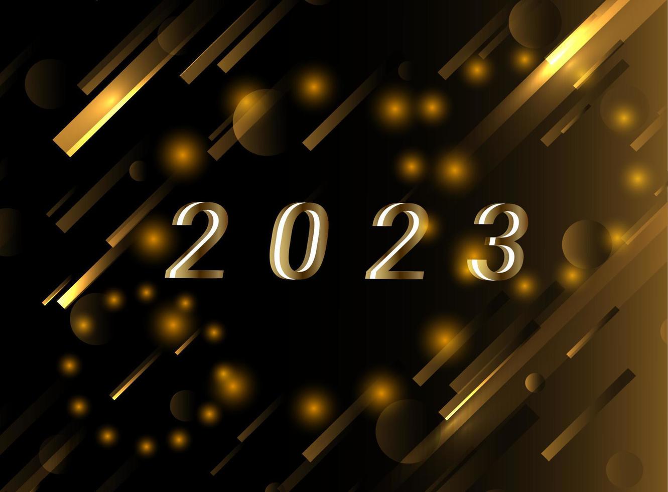 achtergrond 2023 nieuw jaar vector illustratie ontwerp