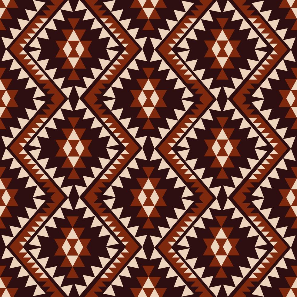 aztec Navajo rood Zwart kleur naadloos patroon achtergrond. meetkundig etnisch Navajo driehoek zigzag patroon. etnisch zuidwesten patroon voor kleding stof, huis interieur decoratie elementen, bekleding. vector