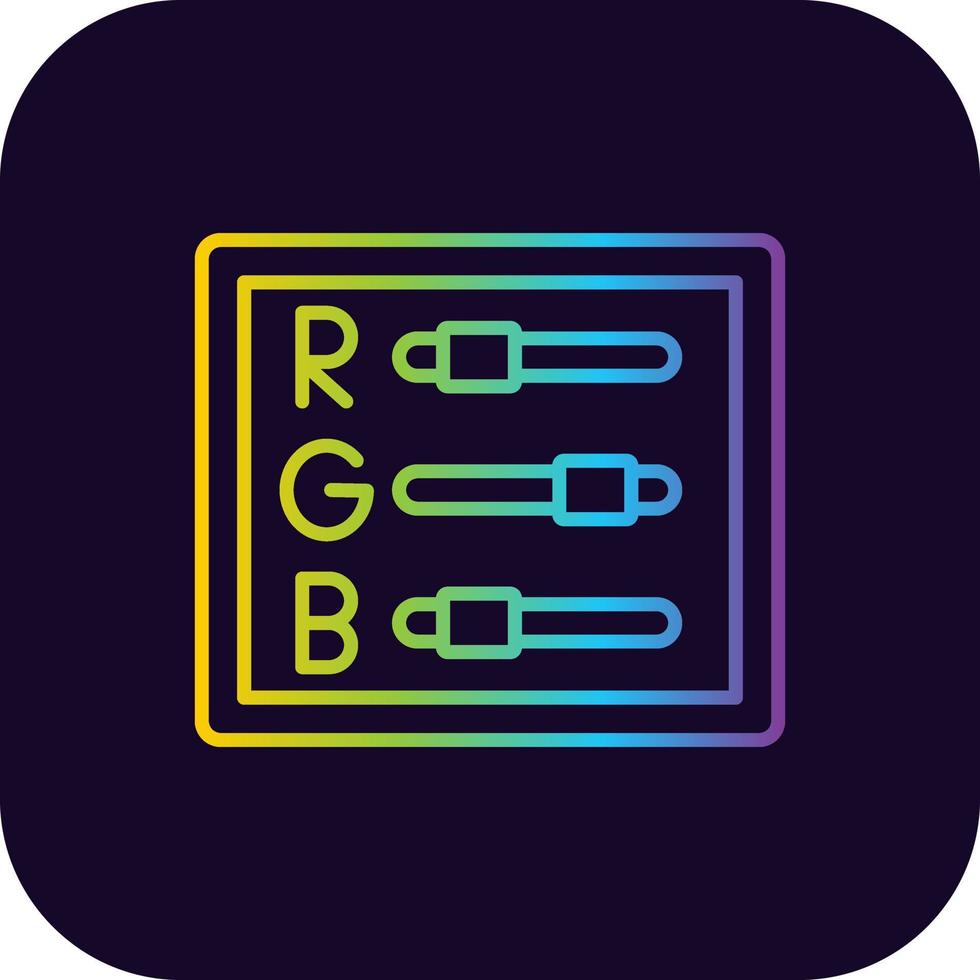 rgb creatief icoon ontwerp vector