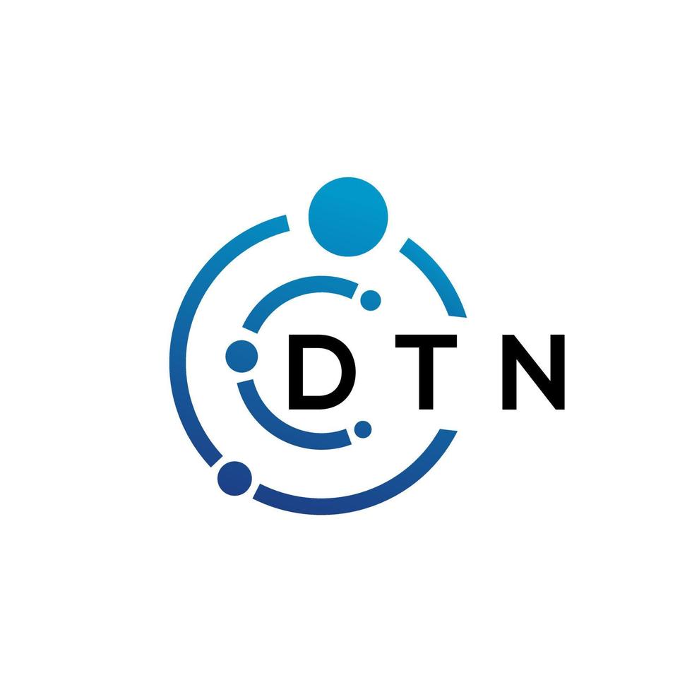 dtn brief logo ontwerp Aan wit achtergrond. dtn creatief initialen brief logo concept. dtn brief ontwerp. vector