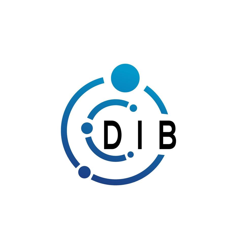 dib brief logo ontwerp Aan wit achtergrond. dib creatief initialen brief logo concept. dib brief ontwerp. vector