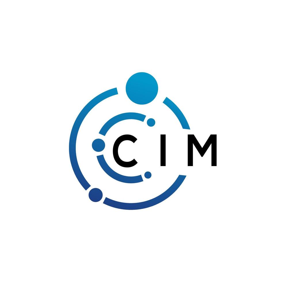 cim brief logo ontwerp Aan wit achtergrond. cim creatief initialen brief logo concept. cim brief ontwerp. vector