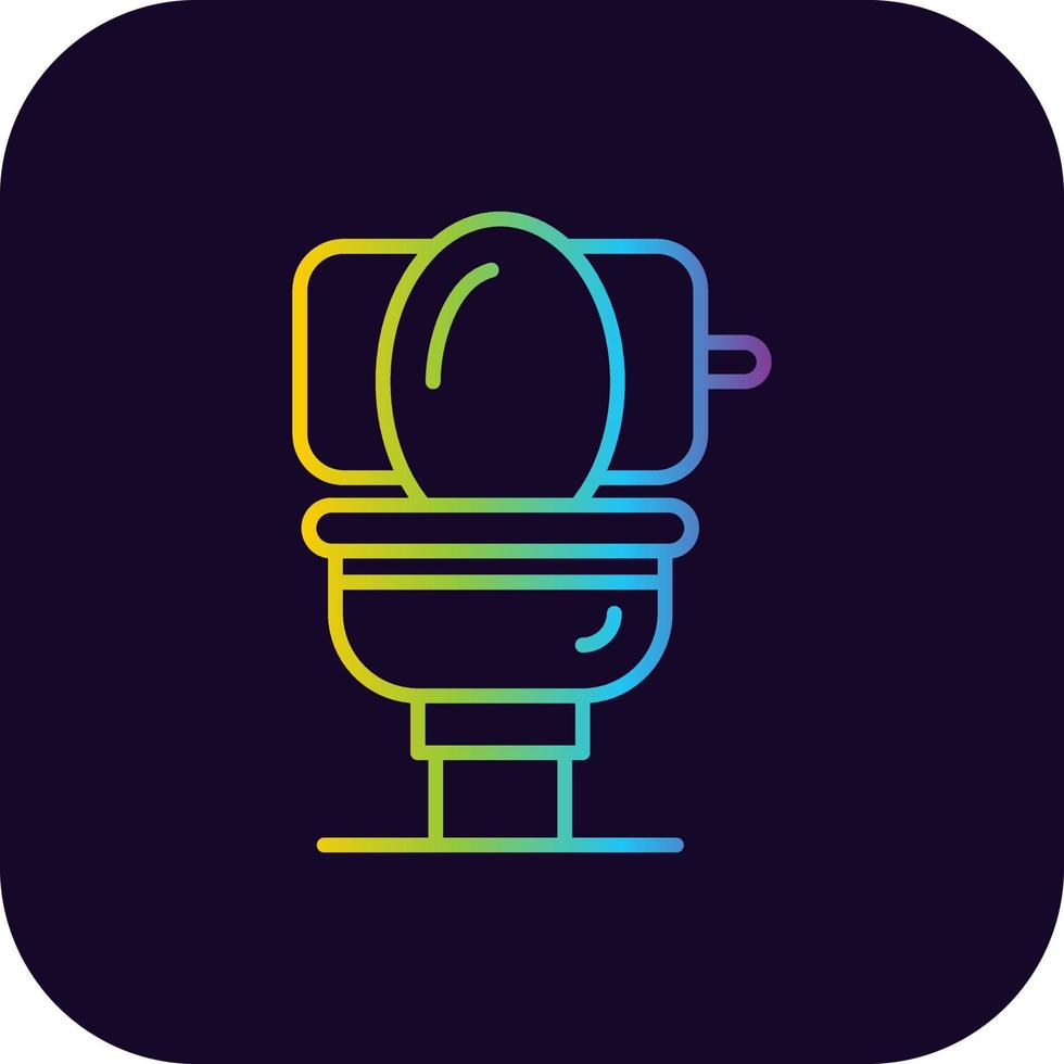 toilet creatief icoon ontwerp vector