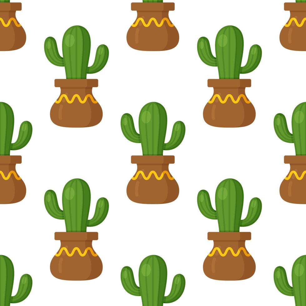 cactussen en kamerplanten geïsoleerd op een bruine achtergrond. mooie groene planten. vector