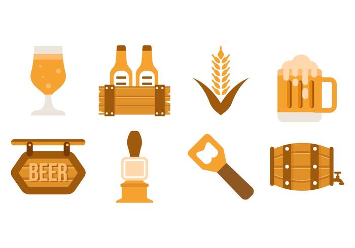 Gratis Bier Pictogrammen Vector