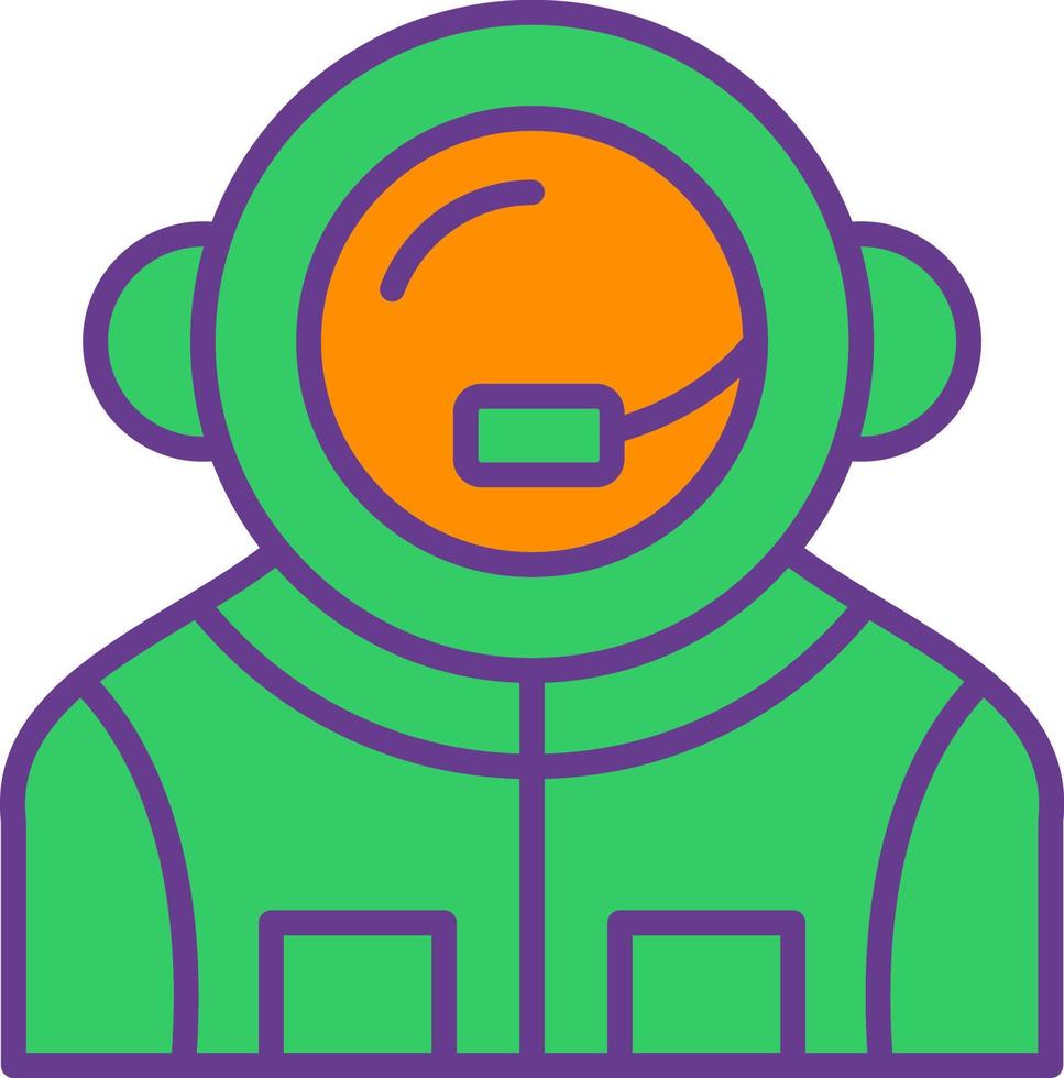 astronaut creatief icoon ontwerp vector