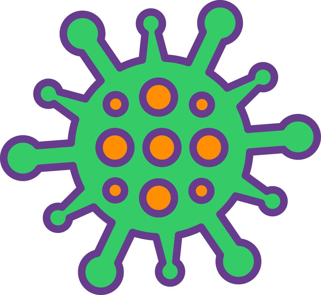 virus creatief icoon ontwerp vector