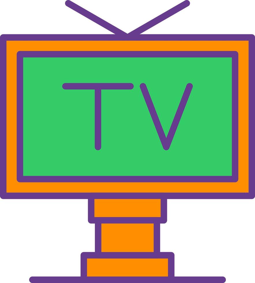 TV creatief icoon ontwerp vector