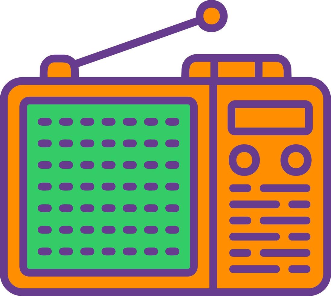 radio creatief icoon ontwerp vector