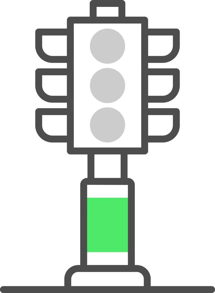 verkeer lichten creatief icoon ontwerp vector