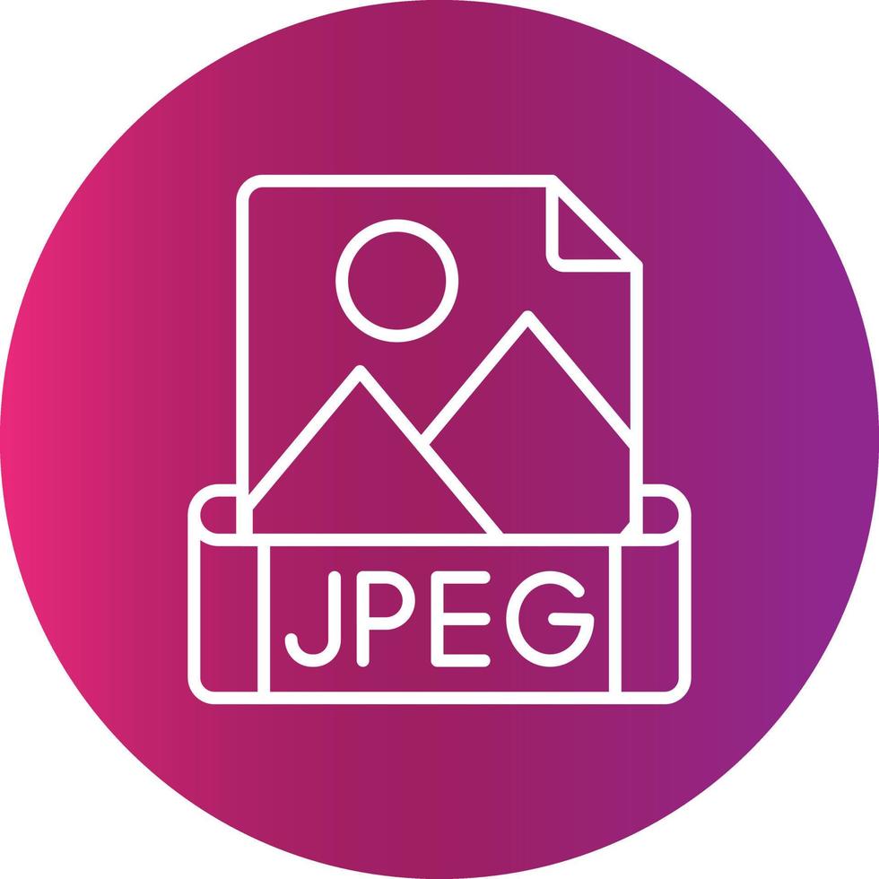 jpeg creatief icoon ontwerp vector