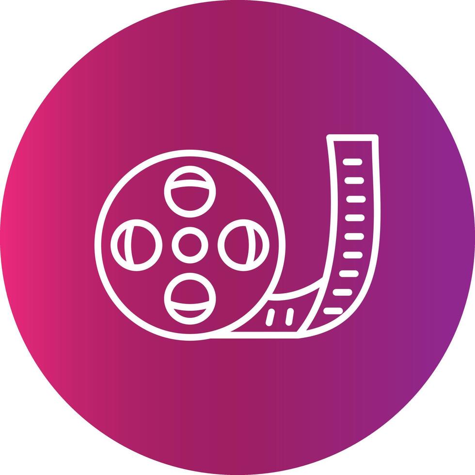 film rollen creatief icoon ontwerp vector