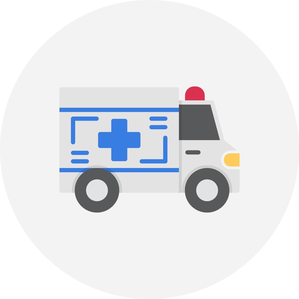 ambulance creatief icoon ontwerp vector